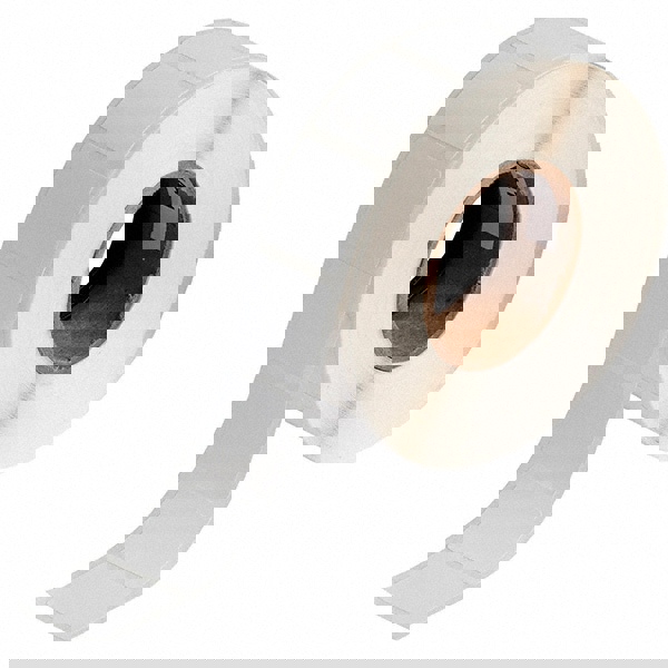 Label Maker Label: White, Polypropylene, 1